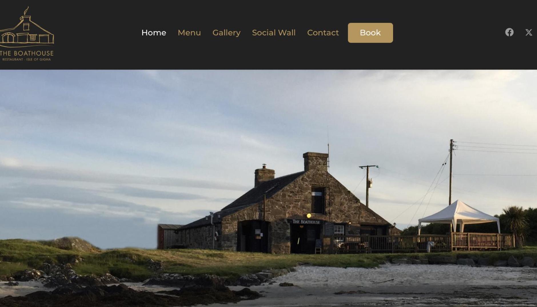 Beach View Cottage Isle of Gigha Экстерьер фото